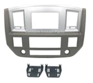Black Silver Gps Radio Double Din Dash Kit Fits Dodge Ram 2006 2007 2008 2009. Fixed Price $79.99.