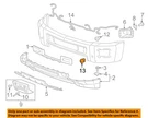 Gm Oem 2015 Silverado 2500 Hd Bumper Components-park Sensor Bracket 23276812. Fixed Price $31.97.