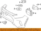 Toyota Oem 16-23 Prius Awd-e-park Sensor Retainer 8934812140B7. Fixed Price $21.57.