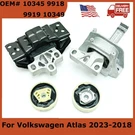 For Volkswagen 2023-2018 Atlas V6-3.6L Engine Mounts & Transmission 4PCS. Fixed Price $195.00.