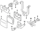 Genuine Volkswagen Mount Bracket 1T3-919-493. Fixed Price $8.32.