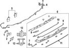 Genuine Mazda Parking Aid Sensor Housing KSR9-67-UC5-SY. Fixed Price $17.90.