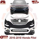 Front Bumper Cover Primed & Grille Assembly Kit For 2016-2018 Honda Pilot. Fixed Price $667.08.