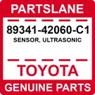 89341-42060-C1 Toyota Oem Genuine Sensor, Ultrasonic. Fixed Price $89.24.