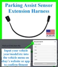 Fits Ford Chevy Rear Parking Assist Sensor Extension Harness Connector Plug. Fixed Price $28.89.