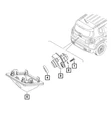 Genuine Mopar Rear View Camera 68627228AA. Fixed Price $251.72.