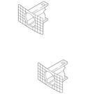 Genuine Volkswagen Park Sensor Mount Bracket 3C8-919-493-C. Fixed Price $24.44.