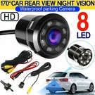 Car Rear View Backup Reverse Camera 170 Cmos 8 Led Night Vision Waterproof. Fixed Price $10.90.