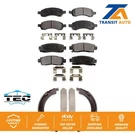 Front Rear Ceramic Brake Pads And Parking Shoes Kit For Gmc Acadia Buick Enclave. Fixed Price $104.40.