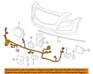 Gm Oem 16-18 CT6 Front Bumper Electrical Components-harness 84133543. Fixed Price $399.33.