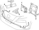 Genuine Nissan Parking Aid Sensor Housing 28533-6RZ9A. Fixed Price $43.72.