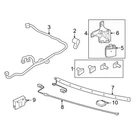 Genuine Ford Blind Spot Detection System Warning Sensor LB5Z-14C689-H. Fixed Price $414.10.