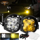 Auxbeam 3" Led Fog Light Amber White Spot For Toyota 4RUNNER Tacoma Tundra. Fixed Price $127.49.