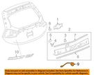 Gm Oem 17-19 Bolt Ev Lift Gate Exterior Trim-camera 42566746. Fixed Price $326.34.