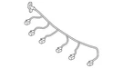 Genuine Mercedes-benz Parking Aid System Wiring Harness 167-540-57-37. Fixed Price $40.05.