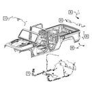For Jeep Gladiator 2020-2022 Mopar 68406682AE Rear Bumper Wiring. Fixed Price $104.44.