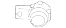 Genuine Mitsubishi Park Sensor 28438W017P. Fixed Price $367.02.