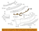 Gm Oem 14-16 Elr Rear Bumper Components-harness 23267700. Fixed Price $57.67.