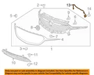 Gm Oem 18-19 Enclave Bumper Grille Components-front Camera 23204599. Fixed Price $152.88.