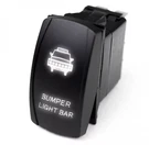 Led Rocker Switch White Radiance Bumper Light Bar By Race Sport RSLJ3W. Fixed Price $14.24.