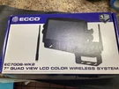 Ecco EC7008-WK2 Gemineye 7" Quad View Lcd Color Wireless System Display Screen. Fixed Price $595.00.