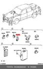 Oe Retainer, Ultrasonic Sensor, NO.2, 8934864030A0 For Toyota 89348-64030-A0. Fixed Price $10.28.
