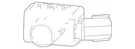 Genuine Toyota Camry 2018-2020 Park Sensor (gray 1H1) Qty Only, 89341-06070-B0. Fixed Price $224.95.