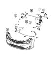 Genuine Mopar Front Fascia Wiring 68445818AB. Fixed Price $122.96.