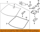 Gm Oem 16-25 Lacrosse Windshield Glass-lane Assist Cmra Mount Bracket 23167531. Fixed Price $23.72.