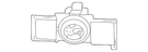 Genuine Mitsubishi Park Sensor Retainer 8651A422HD. Fixed Price $74.18.