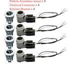 4 X Patking Aid Sensor + Connector Retainer Bracket Fits Infiniti - Nissan. Fixed Price $72.00.
