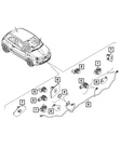 Genuine Mopar Park Assist Sensor Bracket Left 68654898AA. Fixed Price $10.81.