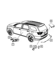 Genuine Mopar Rear Fascia Wiring 68143474AA. Fixed Price $129.47.