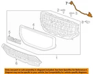 Gm Oem 17-19 Acadia Bumper Grille Components-front Camera 84197153. Fixed Price $155.19.