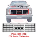 Front Grille Silver Gray FOR85 86 Gmc C/k Jimmy 87-88 R/v Pickup Dual Lamp. Fixed Price $132.99.