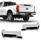 New Chrome Rear Pair Bumper Face Bar Ends W/o Park 17-22 Ford F250 F350 F450. Fixed Price $169.31.