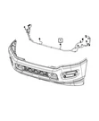Genuine Mopar Front Fascia Wiring 68646150AB. Fixed Price $107.15.