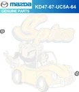 16-22 MAZDA6 CX-5 CX-9 Parking Aid Sensor Housing KD47-67-UC5A-64. Fixed Price $19.00.