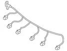 Genuine Mercedes-benz Park Assist Camera Wiring Harness 290-540-86-10. Fixed Price $262.80.
