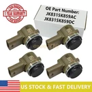 4X For Jaguar Land Rover Range Velar Parking Sensor Rear Front LR093753. Fixed Price $29.95.